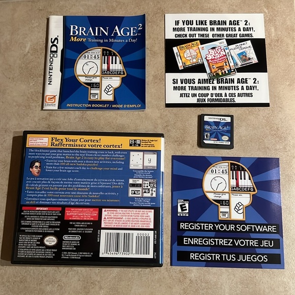 Nintendo Brain Age 1 and 2 Ds - Picture 4 of 5